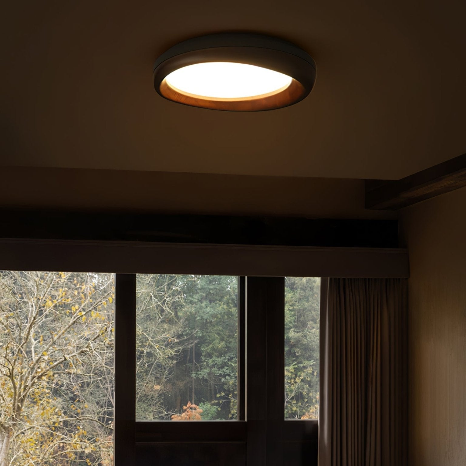 Besca Wooden Ceiling Lamp