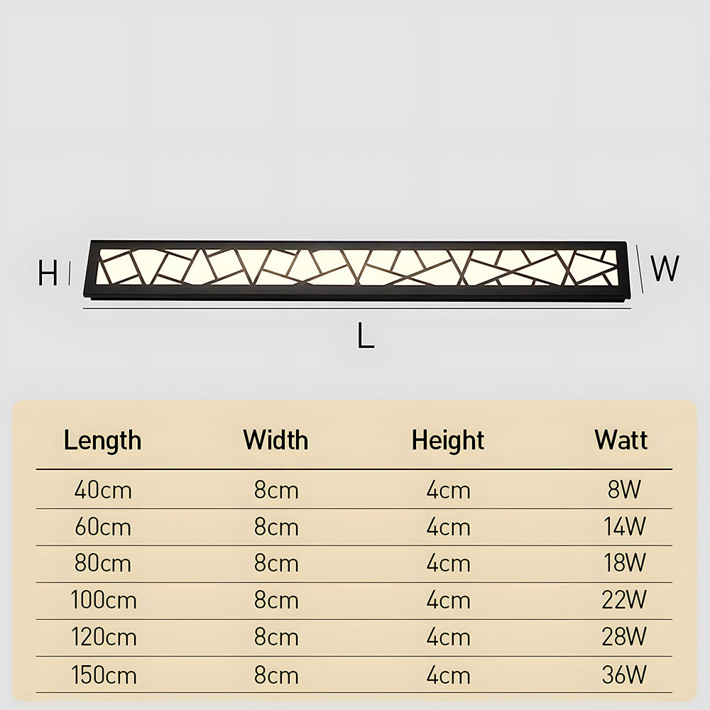 Blockshape Wall Lamp for Outdoors