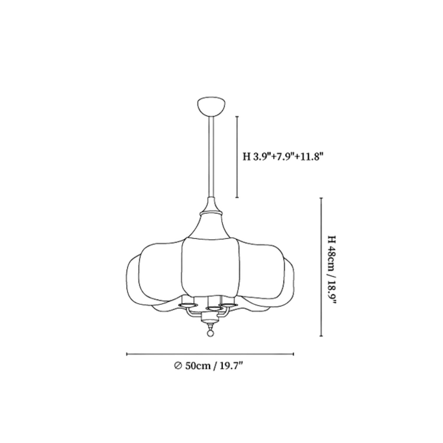 Lampa wisząca Aremova